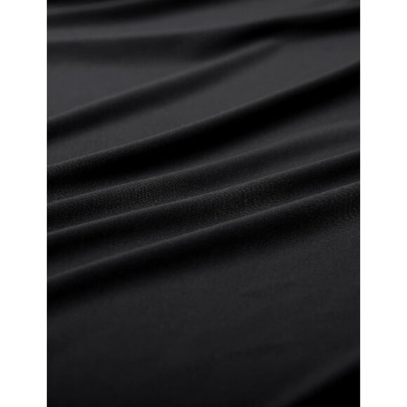 🆕Women’s Black Bikini Top Lace Up V Neck Swimsuit Crisscross Padded Polyamide - Picture 7 of 7